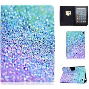 For Amazon Kindle Fire 7 2022 Electric Horizontal Flat Painted Leather Tablet Case(Grit)