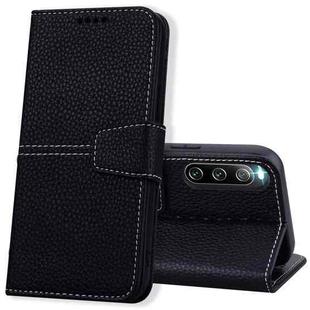 For Sony Xperia 10 III Litchi RFID Leather Phone Case(Black)