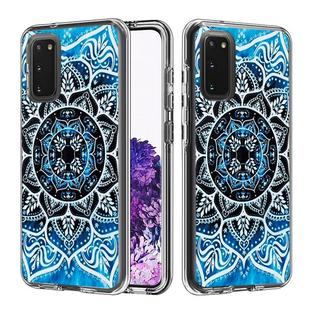 For Galaxy S20 2 In 1 PC + TPU Card Pattern Transparent Protective Case(Mandala)