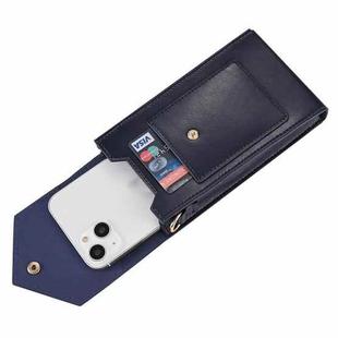 Leather Phone Case Crossbody Wallet Bag(Blue)