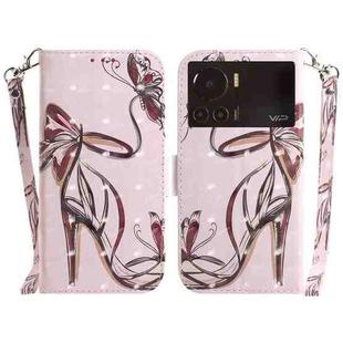 For Infinix Note 12 VIP 3D Colored Horizontal Flip Leather Phone Case(Butterfly High-heeled)