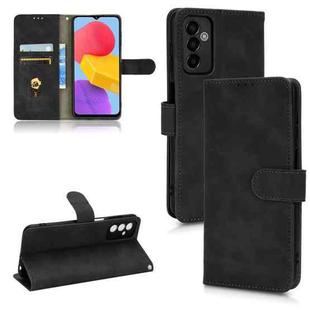 For Samsung Galaxy M13 4G Skin Feel Magnetic Flip Leather Phone Case(Black)