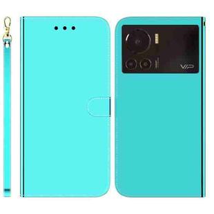 For Infinix Note 12 VIP Imitated Mirror Surface Horizontal Flip Leather Phone Case(Mint Green)