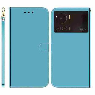 For Infinix Note 12 VIP Imitated Mirror Surface Horizontal Flip Leather Phone Case(Blue)