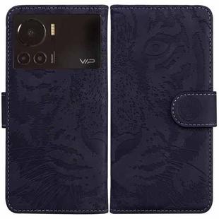 For Infinix Note 12 VIP Tiger Embossing Pattern Horizontal Flip Leather Phone Case(Black)