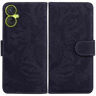 For Tecno Spark 9 Pro Tiger Embossing Pattern Horizontal Flip Leather Phone Case(Black)