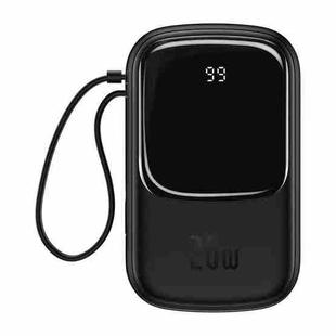 Baseus PPQD-H01 20000mAh 20W Qpow Digital Display Quick Charge Power Bank with 8 Pin Cable, only secure shipping ways to European Union (27 countries), UK, Australia, Japan, USA, Canada are available(Black)