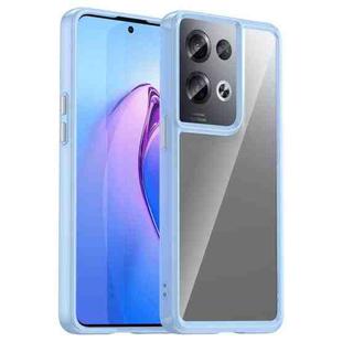 For OPPO Reno8 Pro+ 5G Colorful Series Acrylic + TPU Phone Case(Blue)