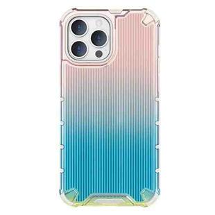 Colorful Series Luggage Colored Ribbon Phone Case For iPhone 13 Pro(Pink+Blue)