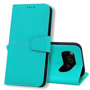 For Xiaomi Poco X3 NFC / X3 / X3 Pro Litchi RFID Leather Phone Case(Malachite Blue)