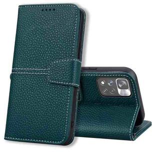 For Xiaomi Redmi Note 11 Pro Litchi RFID Leather Phone Case(Green)