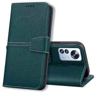 For Xiaomi 12 Pro Litchi RFID Leather Phone Case(Green)