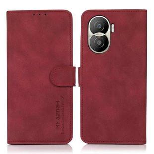 For Huawei Honor X40i KHAZNEH Matte Texture Leather Phone Case(Red)