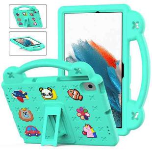 Handle Kickstand Children EVA Shockproof Tablet Case For Samsung Galaxy Tab A8 10.5 2022/2021 / Lenovo Tab M10 Plus 3rd Gen TB125FU 2022 10.6 inch / Huawei MatePad Pro 2021/2019 / Nokia T20 10.36 2021(Mint Green)