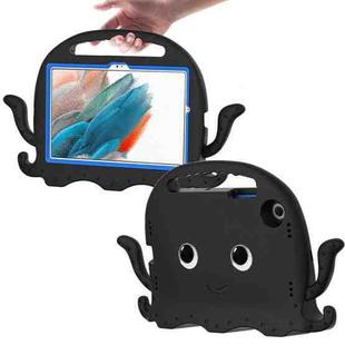 For Samsung Galaxy Tab A8 10.5 2021 Octopus Style EVA + PC Tablet Case with Strap(Black)