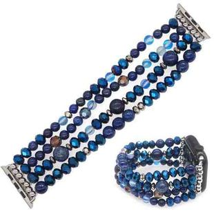 Bohemian Hand Beaded Watch Band For Apple Watch Ultra 49mm / Series 8&7 45mm / SE 2&6&SE&5&4 44mm / 3&2&1 42mm(WB220023A)