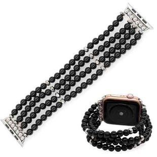 Bohemian Hand Beaded Watch Band For Apple Watch Ultra 49mm / Series 8&7 45mm / SE 2&6&SE&5&4 44mm / 3&2&1 42mm(WB220005A)