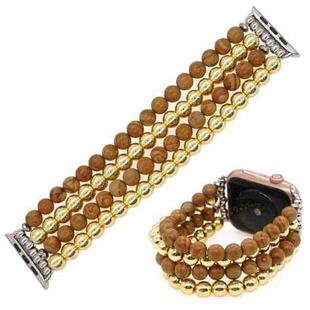 Bohemian Hand Beaded Watch Band For Apple Watch Series 7 41mm / 6&SE&5&4 40mm / 3&2&1 38mm(WB220021A)