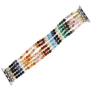 Bohemian Hand Beaded Watch Band For Apple Watch Series 7 41mm / 6&SE&5&4 40mm / 3&2&1 38mm(WB220024A)