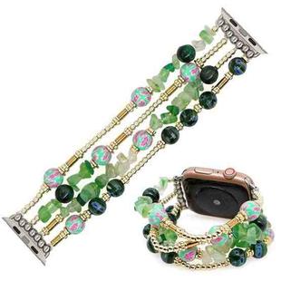 Bohemian Hand Beaded Watch Band For Apple Watch Series 7 41mm / 6&SE&5&4 40mm / 3&2&1 38mm(WB220017A)
