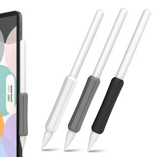 3 PCS DUX DUCIS Stoyobe Stylus Silicone Cover Grip Set For Apple Pencil 1/2/Huawei M-Pencil(White + Gray + Black)