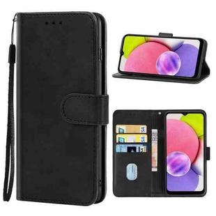For Samsung Galaxy A04s / A13 5G Leather Phone Case(Black)