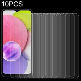 10 PCS 0.26mm 9H 2.5D Tempered Glass Film For Samsung Galaxy A04s / A04 / A04e / M04 / F04