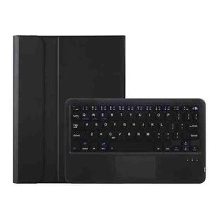 OP11-AS Lambskin Texture Ultra-thin Bluetooth Keyboard Leather Case with Touchpad & Backlight For OPPO Pad 11 inch(Black)