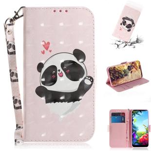 For LG K40S 3D Formula Pattern Magnetic Attraction Horizontal Flip Leather Case with Lanyard, Support Holder & Card Slot & Wallet(Love-heart Bear)