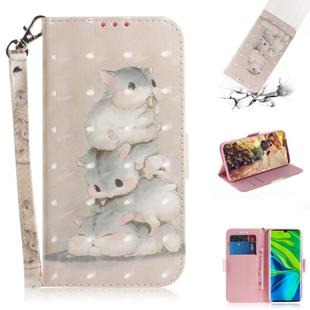 For Xiaomi Mi CC9 Pro / Note 10 / Note 10 Pro 3D Formula Pattern Magnetic Attraction Horizontal Flip Leather Case with Lanyard, Support Holder & Card Slot & Wallet(Three Squirrels)