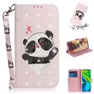 For Xiaomi Mi CC9 Pro / Note 10 / Note 10 Pro 3D Formula Pattern Magnetic Attraction Horizontal Flip Leather Case with Lanyard, Support Holder & Card Slot & Wallet(Love-heart Bear)
