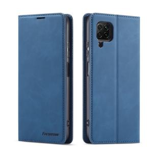 For Huawei P40 Lite / nova 6 SE Forwenw Dream Series Oil Edge Strong Magnetism Horizontal Flip Leather Case with Holder & Card Slots & Wallet & Photo Frame(Blue)