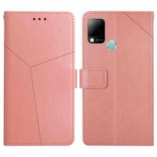 For Infinix Hot 10s/10T HT01 Y-shaped Pattern Flip Leather Phone Case(Pink)