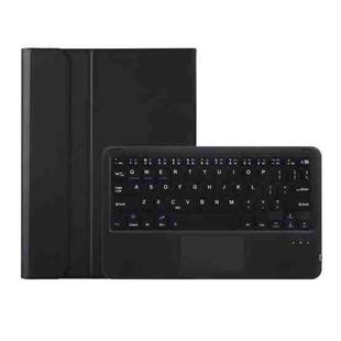 OP12-A Lambskin Texture Ultra-thin Bluetooth Keyboard Leather Case with Touchpad For OPPO Pad Air 10.4 inch(Black)