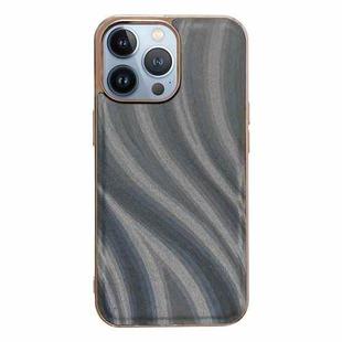 For iPhone 14 Pro Max Nano Electroplating Protective Phone Case (Silver Bead Grey)