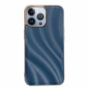 For iPhone 14 Pro Nano Electroplating Protective Phone Case(Ice Crystal Blue)