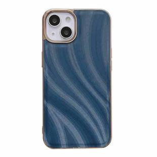 For iPhone 14 Plus Nano Electroplating Protective Phone Case (Ice Crystal Blue)