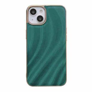 For iPhone 14 Nano Electroplating Protective Phone Case (Green Grass)