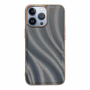 For iPhone 13 Pro Nano Electroplating Protective Phone Case (Silver Bead Grey)
