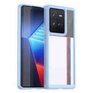 For vivo iQOO 10 Pro Colorful Series Acrylic + TPU Phone Case(Blue)