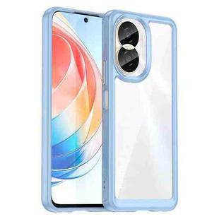 For Honor X40i Colorful Series Acrylic + TPU Phone Case(Blue)