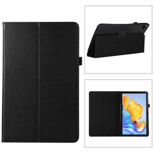 For Honor Pad 8 Litchi Texture Leather Tablet Case with Holder(Black)