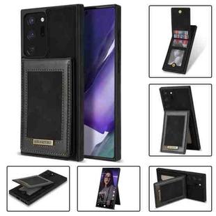 For Samsung Galaxy Note20 N.Bekus Vertical Flip Card Slot RFID Phone Case(Black)