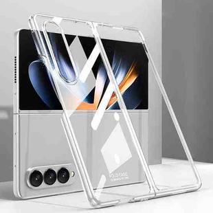 For Samsung Galaxy Z Fold4 GKK Phantom Electroplating Full Coverage Phone Case(Transparent)