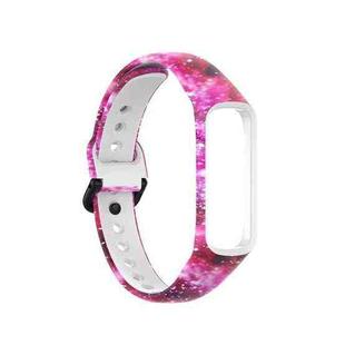 For Samsung Galaxy Fit 2 SM-R220 Silicone Printing Watch Band(Starry Sky)