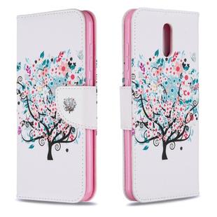 For Nokia 2.3 Colored Drawing Pattern Horizontal Flip Leather Case with Holder & Card Slots & Wallet(Little Tree)