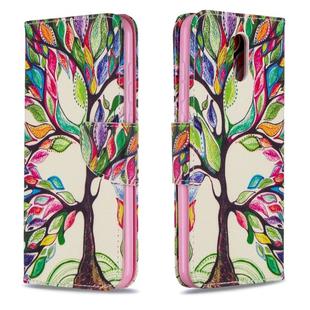 For Nokia 2.3 Colored Drawing Pattern Horizontal Flip Leather Case with Holder & Card Slots & Wallet(Life Tree)