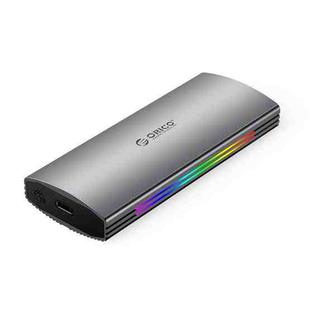 ORICO M2R2-G2-GY 10Gbps Multi-Color Glowing RGB Gaming Style M.2 NVMe SSD Enclosure(Grey)
