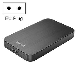 ORICO HM25U3 2.5 inch USB3.0 Micro-B Hard Drive Enclosure, Plug:EU Plug(Black)