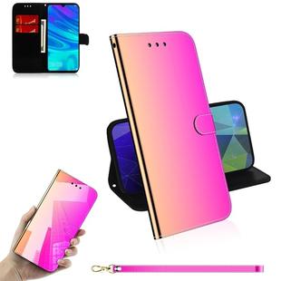 For Huawei Enjoy 9s / Honor 10i / 20i / 20 Lite / P Smart Plus 2019 Mirror-like Magnetic Attraction Horizontal Flip Leather Case with Lanyard, Support Holder & Card Slot & Wallet(Gradient Color)